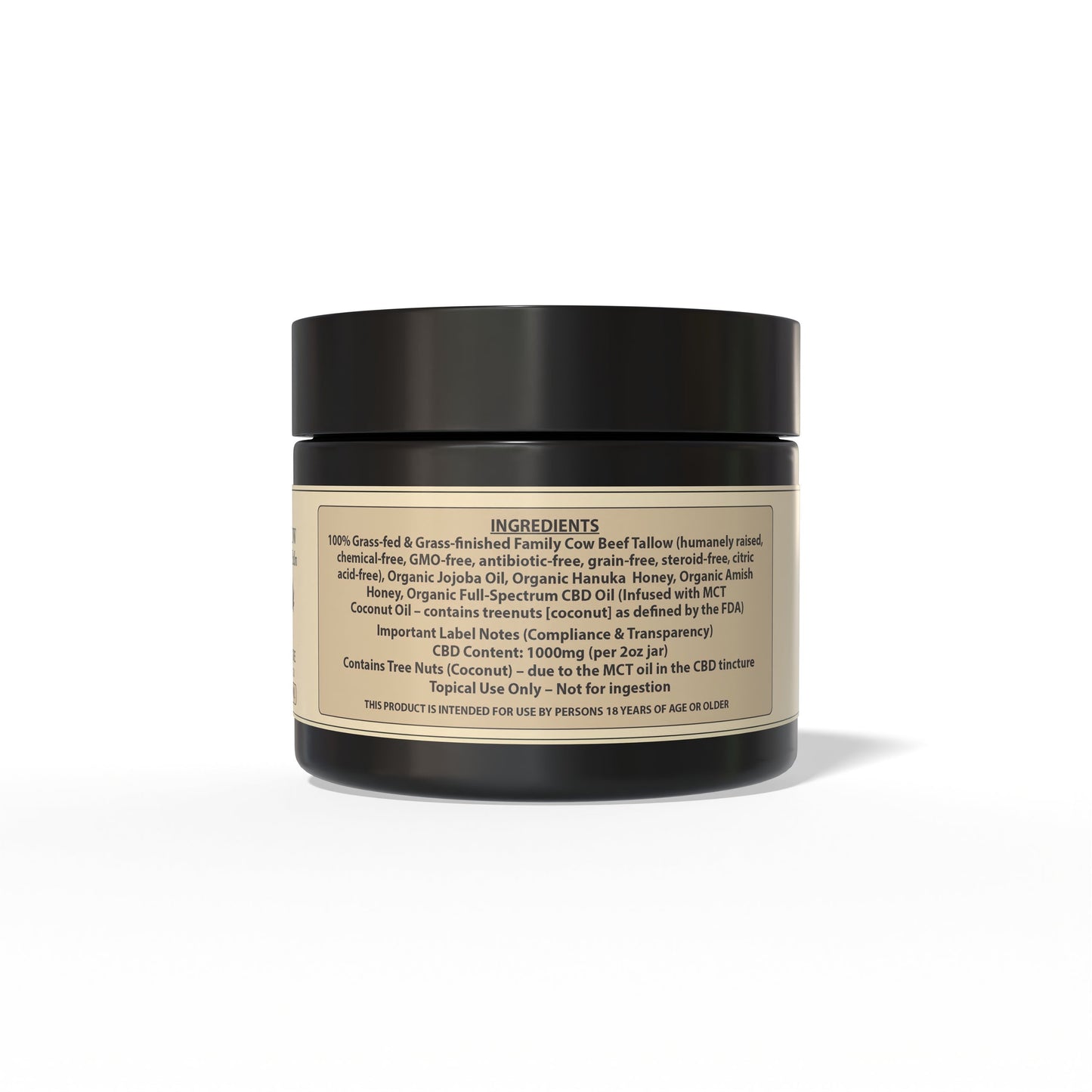 Vanilla Bean Whipped Tallow Balm