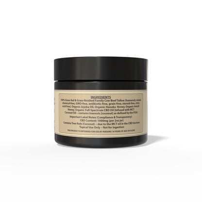 Vanilla Bean Whipped Tallow Balm