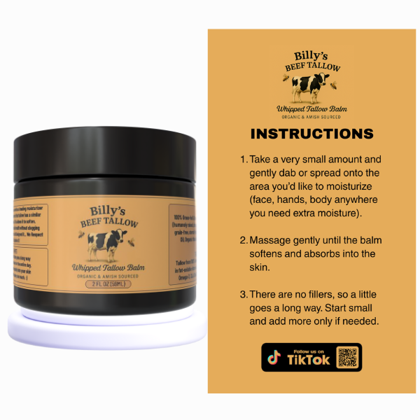Whipped Tallow Balm (2 OZ)